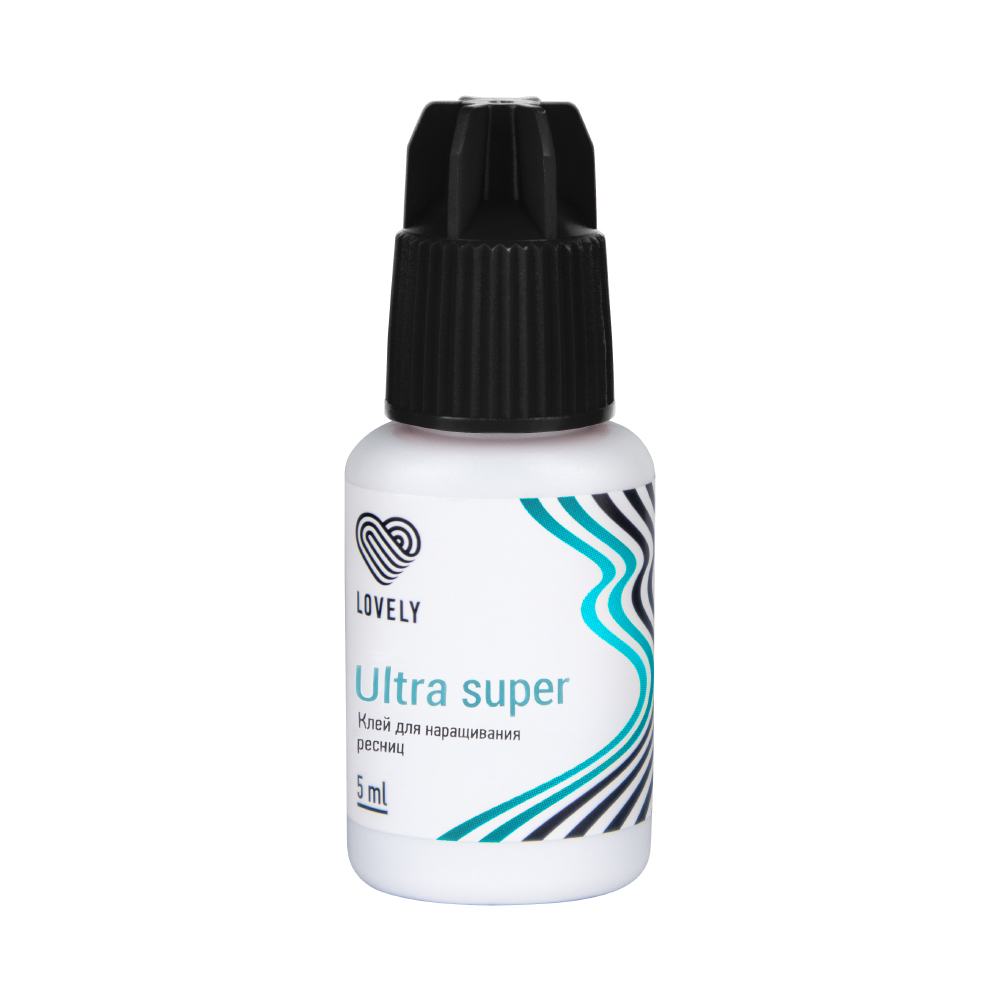 Клей чёрный для наращивания ресниц Lovely Ultra Super