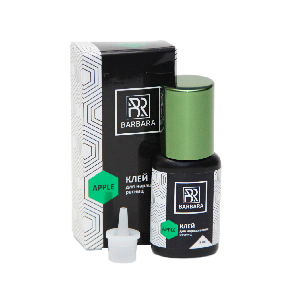 Клей BARBARA Apple чёрный для наращивания ресниц, 5 мл