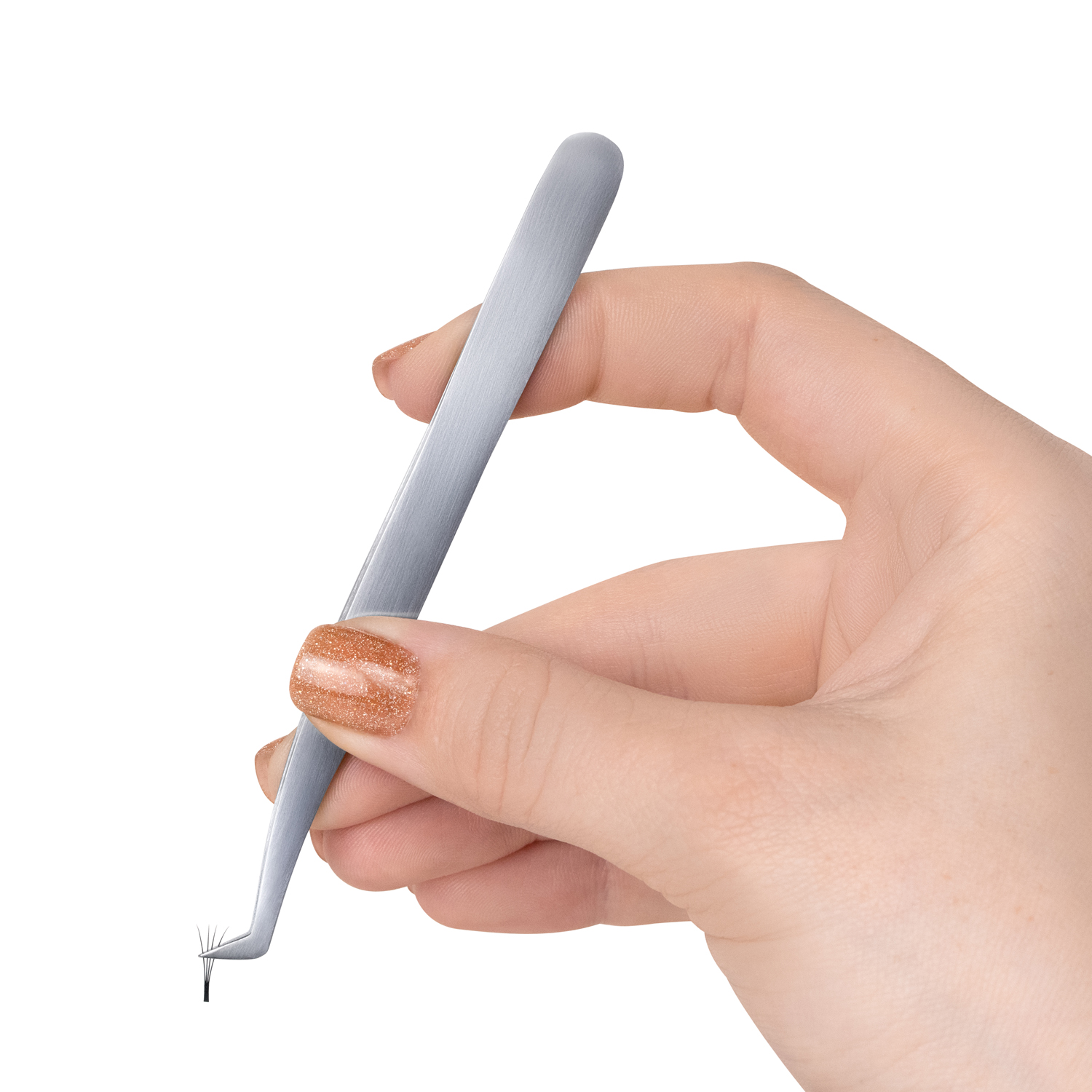 Пинцет для наращивания ресниц TimBale ZD-28